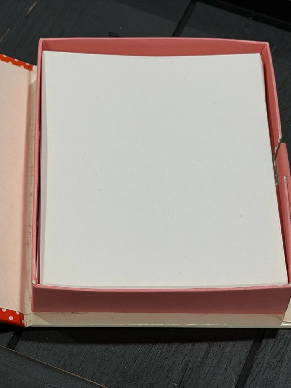 Strawberry shortcake vintage Red Polka Dot Memo Pad